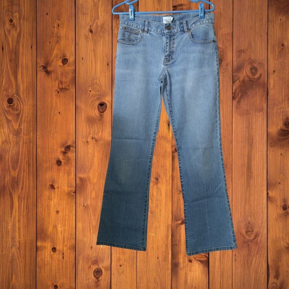 CALVIN KLEIN JUNIORS SIZE 5 MEDIUM WASH BLUE JEANS CLASSIC CASUAL DENIM